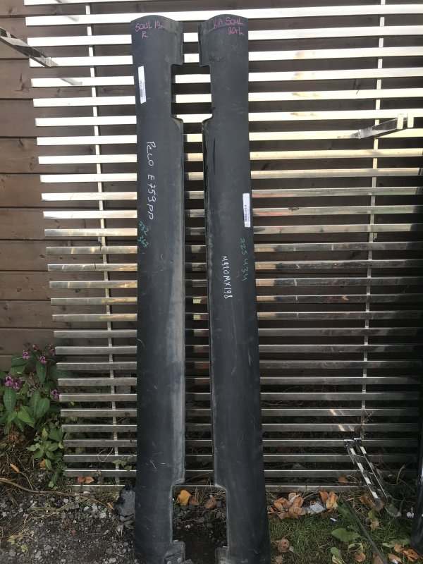 Накладка на порог наружная правая Kia Soul 2020