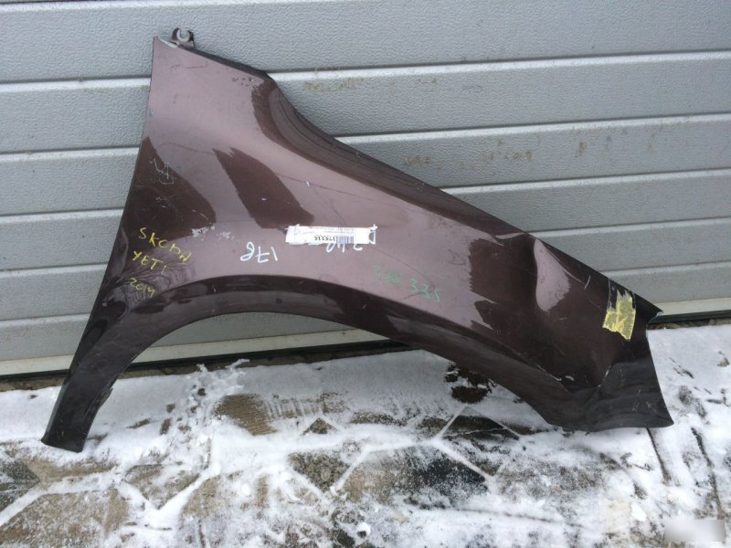 Крыло переднее правое Skoda Yeti до 2014