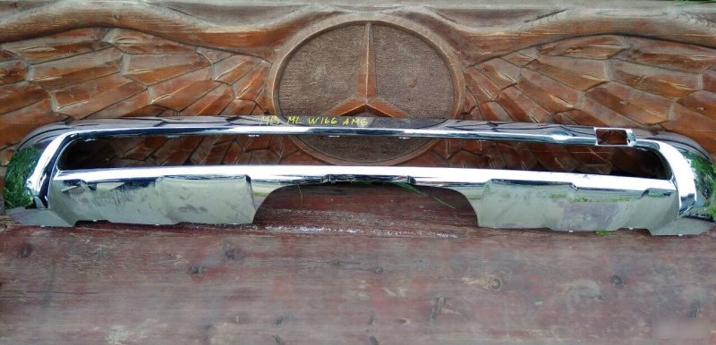 Накладка бампера задняя Mercedes ML W166