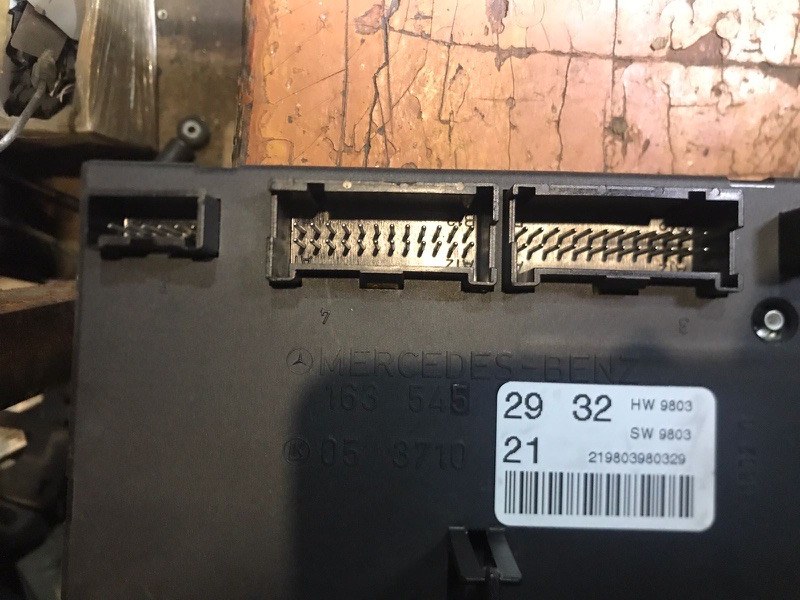 Блок управления AAM Mercedes ML W163