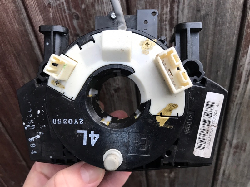 Шлейф подрулевой Nissan Qashqai J10 2012