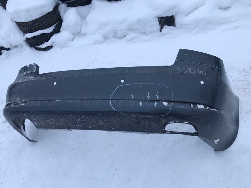 Бампер задний Skoda Octavia A5 рестаил