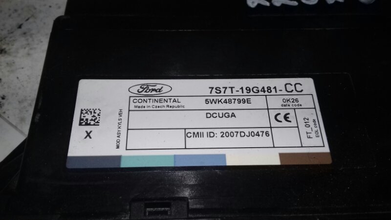 Б/У Блок комфорта FORD S-MAX CA1 2.0 I ECOBOOST. Состояние - Хорошее, FORD, Номер: 1749171